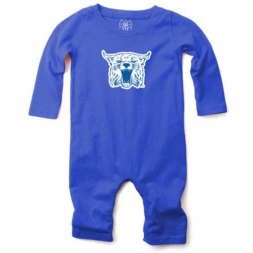 Wes & Willy Infant Wes & Willy Royal Kentucky Wildcats Long Sleeve Romper 