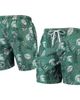 Wes & Willy Men's Wes & Willy Green Michigan State Spartans Vintage Floral Swim Trunks  - 1
