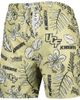 Wes & Willy Men's Wes & Willy Khaki UCF Knights Vintage Floral Swim Trunks - 2
