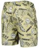 Wes & Willy Men's Wes & Willy Khaki UCF Knights Vintage Floral Swim Trunks - 3