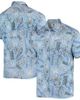 Wes & Willy Men's Wes & Willy Light Blue Kentucky Wildcats Vintage Floral Button-Up Shirt  - 1