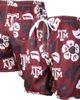 Wes & Willy Men's Wes & Willy Maroon Texas A&M Aggies Floral Volley Logo Swim Trunks  - 1