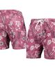 Wes & Willy Men's Wes & Willy Maroon Texas A&M Aggies Vintage Floral Swim Trunks  - 1