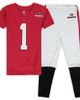 Wes & Willy Preschool Wes & Willy Red Georgia Bulldogs Football PJ Set  - 1