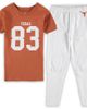 Wes & Willy Preschool Wes & Willy Texas Orange Texas Longhorns Football Pajama Set - 1