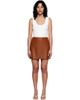 West 14th West 14th Rockefeller Leather Mini Skirt - 1