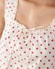 WeWoreWhat WeWoreWhat babydoll dress in ivory polka dots-White - 2