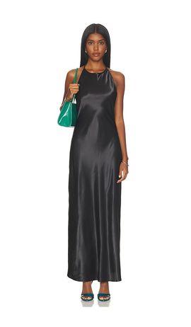 WeWoreWhat WeWoreWhat Backless Halter Dress