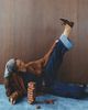 WeWoreWhat WeWoreWhat Baggy Cuff Jean in Raw Blue Wash, Women's at Urban Outfitters - 1