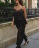 WeWoreWhat WeWoreWhat Balloon Lace Trouser Pant in Black, Women's at Urban Outfitters - 1