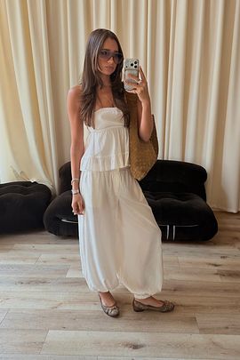 WeWoreWhat WeWoreWhat Balloon Trouser Pant in Cloud, Women's at Urban Outfitters
