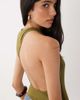 WeWoreWhat WeWoreWhat boat neck bodysuit in olive-Green - 3