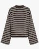 WeWoreWhat WeWoreWhat Boxy Oversized Striped Crew Neck Top in Esp. Baby Blue, Women's at Urban Outfitters - 3
