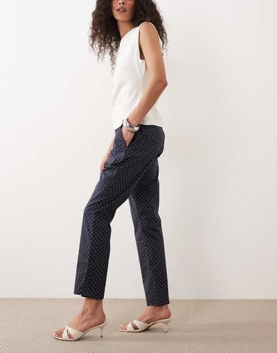 WeWoreWhat WeWoreWhat button front pants in navy