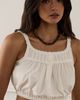 WeWoreWhat WeWoreWhat Button Up Tank Top in White, Women's at Urban Outfitters - 4