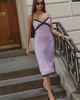 WeWoreWhat WeWoreWhat Cami Slip Dress in Lavender/White, Women's at Urban Outfitters - 4