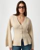 WeWoreWhat WeWoreWhat Cinched Waist Cardigan in Heather Oat, Women's at Urban Outfitters - 2