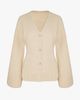 WeWoreWhat WeWoreWhat Cinched Waist Cardigan in Heather Oat, Women's at Urban Outfitters - 5