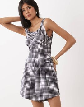 WeWoreWhat WeWoreWhat corset romper in navy