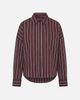WeWoreWhat WeWoreWhat Cropped Button Front Shirt Top in Espresso Blue, Women's at Urban Outfitters - 5