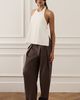 WeWoreWhat WeWoreWhat Double Belt Trouser Pant in Iron, Women's at Urban Outfitters - 3