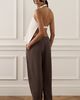 WeWoreWhat WeWoreWhat Double Belt Trouser Pant in Iron, Women's at Urban Outfitters - 4