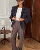 WeWoreWhat WeWoreWhat Double Belt Trouser Pant in Iron, Women's at Urban Outfitters - 5