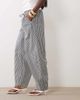 WeWoreWhat WeWoreWhat drawstring waist pull on balloon pants in navy stripe - 2