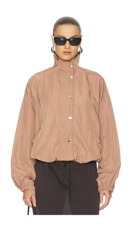 WeWoreWhat WeWoreWhat Funnel Neck Bomber Jacket