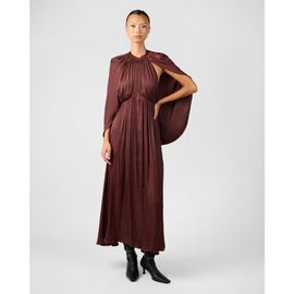 WeWoreWhat WeWoreWhat Halter Cape Midi Dress