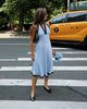 WeWoreWhat WeWoreWhat Halter Midi Dress in Cashmere Blue, Women's at Urban Outfitters - 1