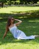WeWoreWhat WeWoreWhat Lace Voile Dress in Baby Blue, Women's at Urban Outfitters - 1