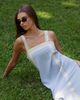 WeWoreWhat WeWoreWhat Lace Voile Dress in Baby Blue, Women's at Urban Outfitters - 3