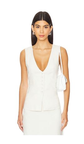 WeWoreWhat WeWoreWhat Long Line Vest
