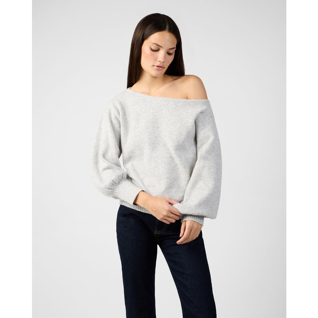 WeWoreWhat WeWoreWhat Off The Shoulder Balloon Sleeve Sweater