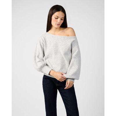 WeWoreWhat WeWoreWhat Off The Shoulder Balloon Sleeve Sweater