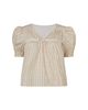 WeWoreWhat WeWoreWhat Puff Sleeve Baby Doll Top in Gingham Soybean, Women's at Urban Outfitters - 5