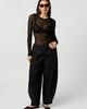 WeWoreWhat WeWoreWhat Pull On Fold Over Pant in Black, Women's at Urban Outfitters - 5