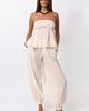 WeWoreWhat WeWoreWhat Ruched Strapless Top in Cloud, Women's at Urban Outfitters - 2