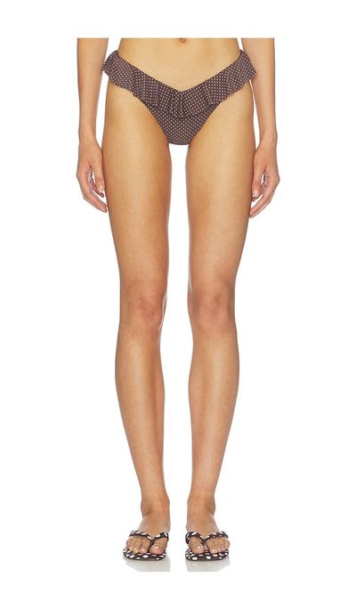 WeWoreWhat WeWoreWhat Ruffle Delilah Bikini Bottom