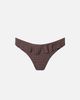 WeWoreWhat WeWoreWhat Ruffle Delilah Bottom in Brown/Baby Blue, Women's at Urban Outfitters - 4