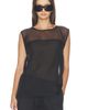 WeWoreWhat WeWoreWhat Sheer Boxy Tank Top - 1