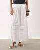 WeWoreWhat WeWoreWhat smocked maxi skirt in white - 2