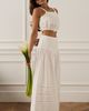 WeWoreWhat WeWoreWhat Smocked Maxi Skirt in White, Women's at Urban Outfitters - 1
