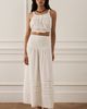 WeWoreWhat WeWoreWhat Smocked Maxi Skirt in White, Women's at Urban Outfitters - 3