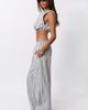 WeWoreWhat WeWoreWhat Stretch Pull On Pant in Grey/Navy, Women's at Urban Outfitters - 4