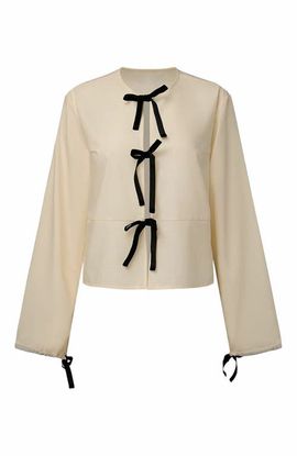 WeWoreWhat WeWoreWhat Tie Front Shirt