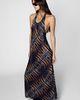 WeWoreWhat WeWoreWhat Tiger Halter Dress in Brown, Women's at Urban Outfitters - 3