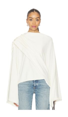 WeWoreWhat WeWoreWhat x Premium Cashmere Wrap Sweater