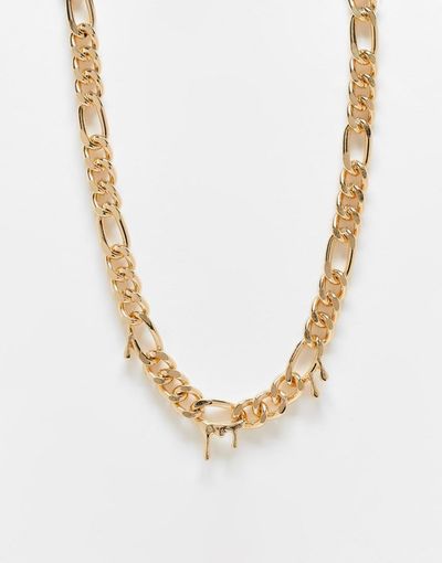 WFTW WFTW chunky drip chain in gold